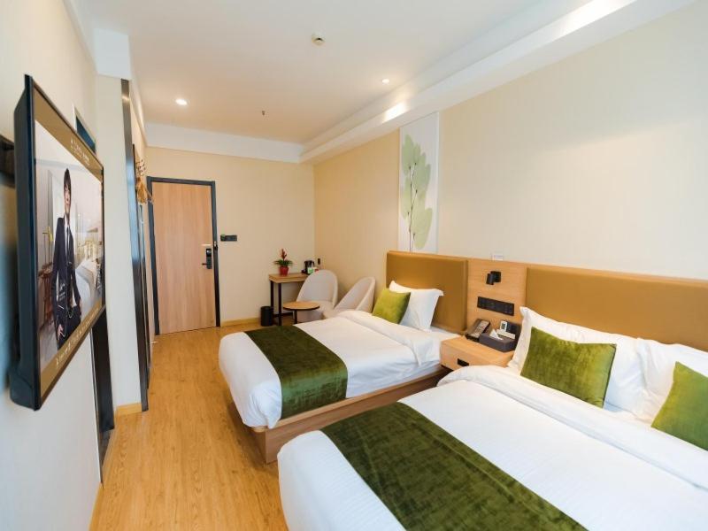 Greentree Inn Shanghai Huangxing Park Subway Station Express Hotel Luaran gambar